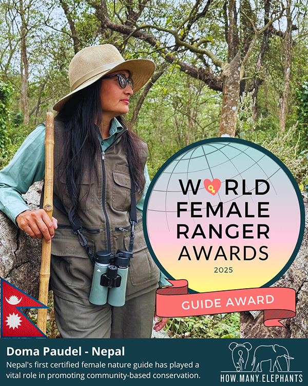 World Female Ranger Guide Award: Doma Paudel (Nepal)